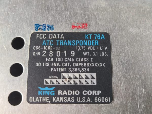TRANSPONDER C/W TRAY - Image 8