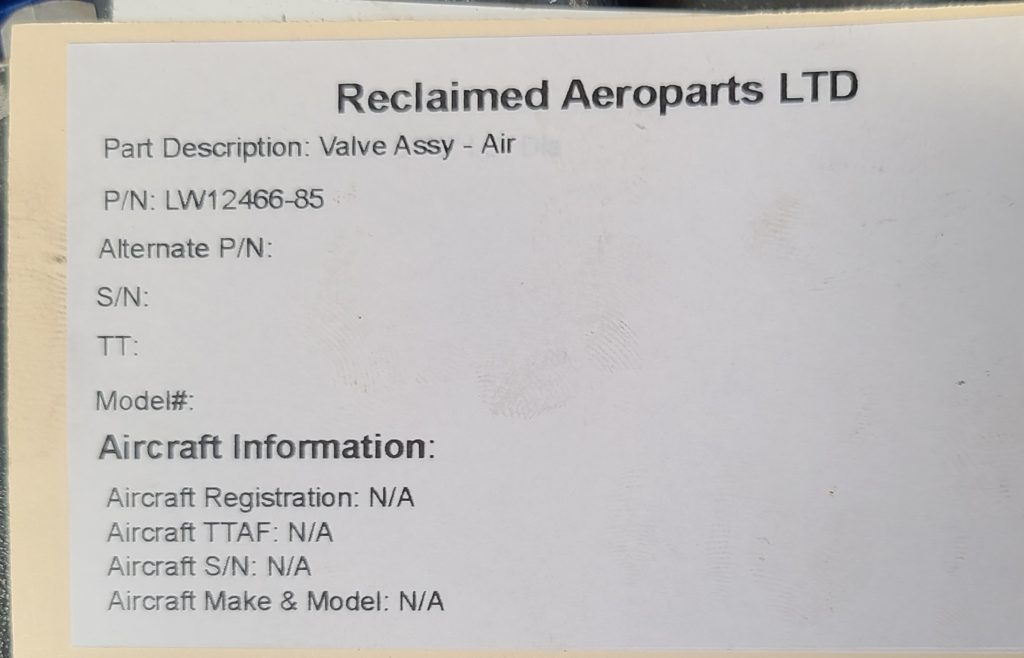 VALVE ASSY - AIR