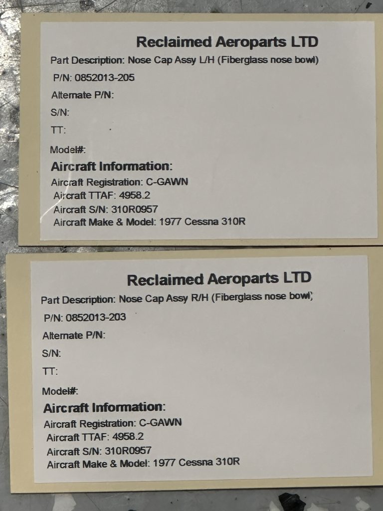 NOSE CAP ASSY RH & LH