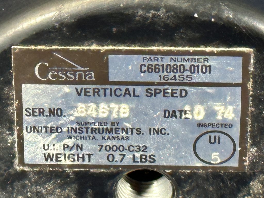 VERTICAL SPEED INDICATOR