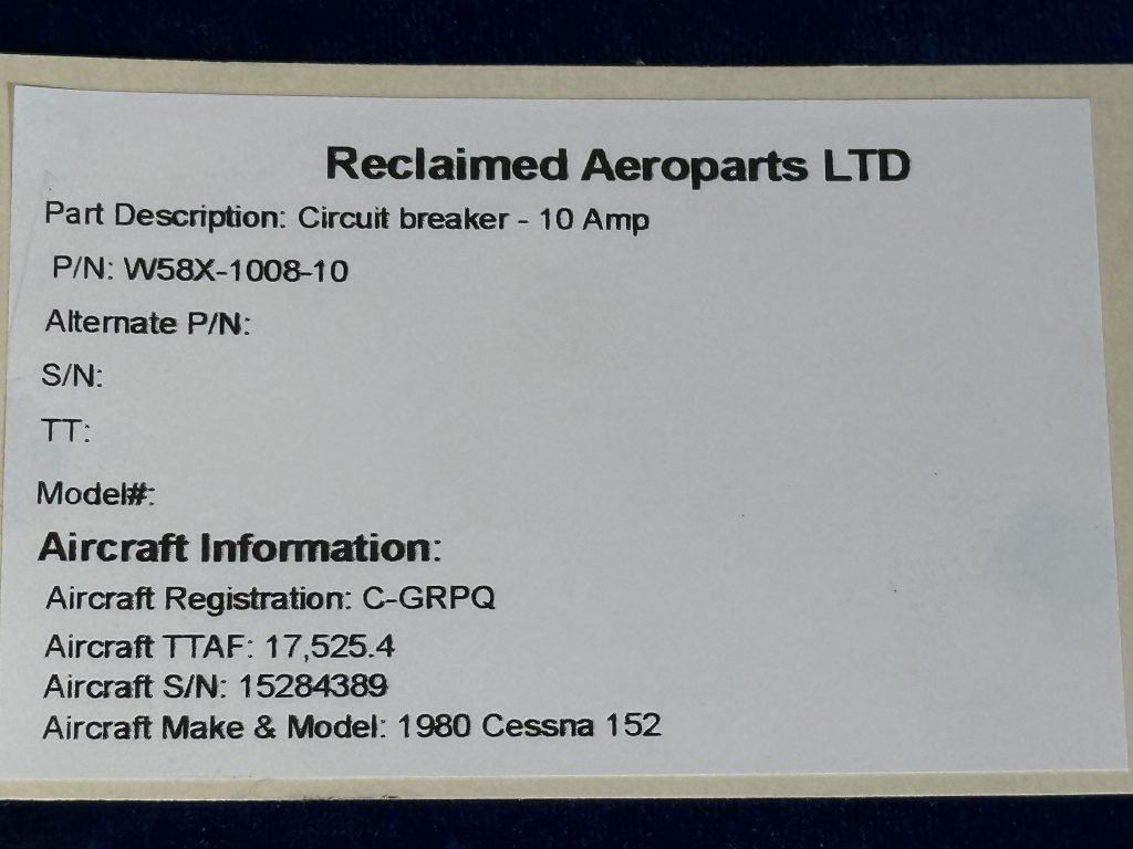 CIRCUIT BREAKER - 10 amp