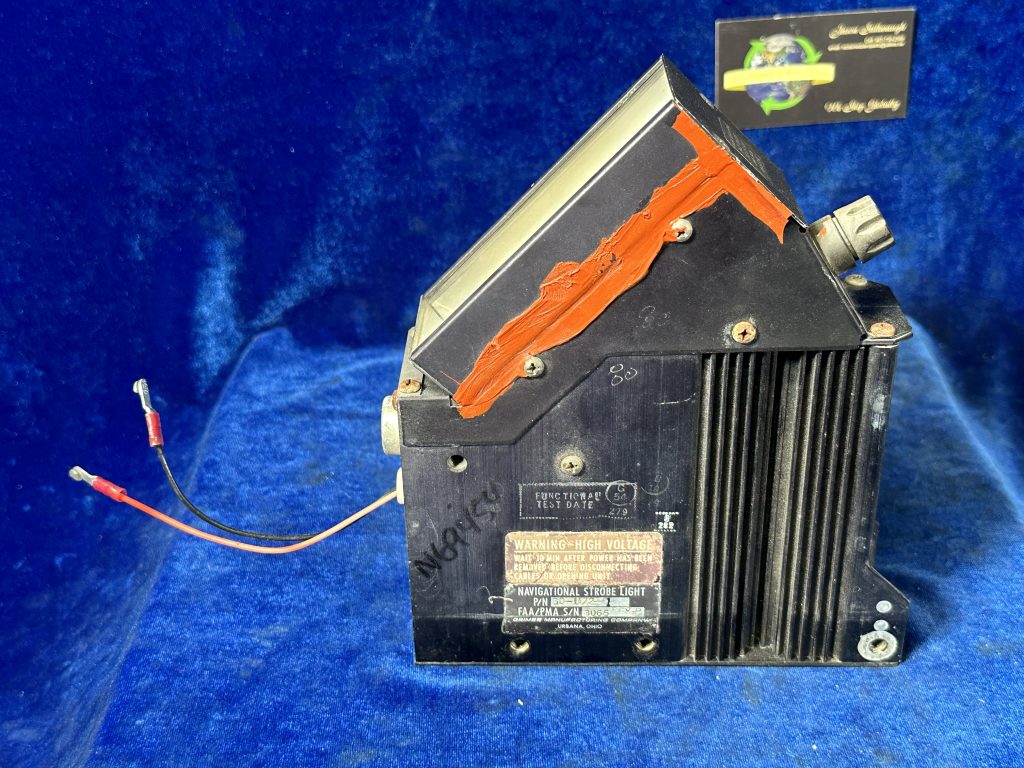 STROBE ASSY  RH TIP - 21volt (TESTED FUNCTIONAL) 