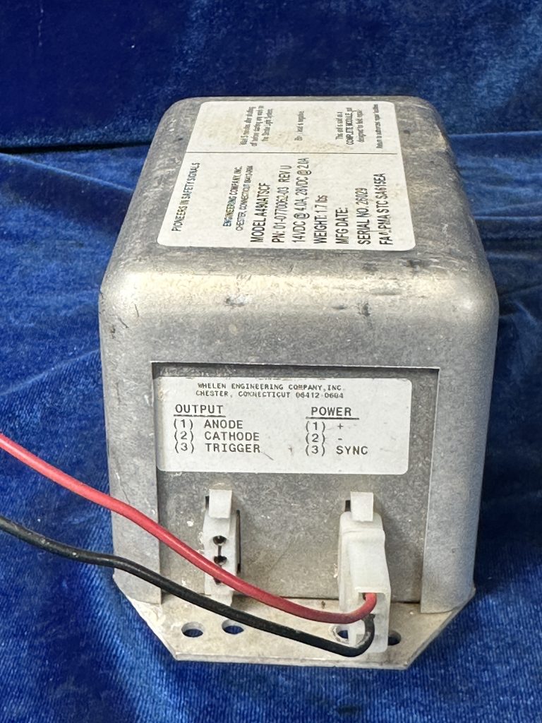 STROBE POWER SUPPLY (WHELEN) 14-28volt - TESTED FUNCTIONAL