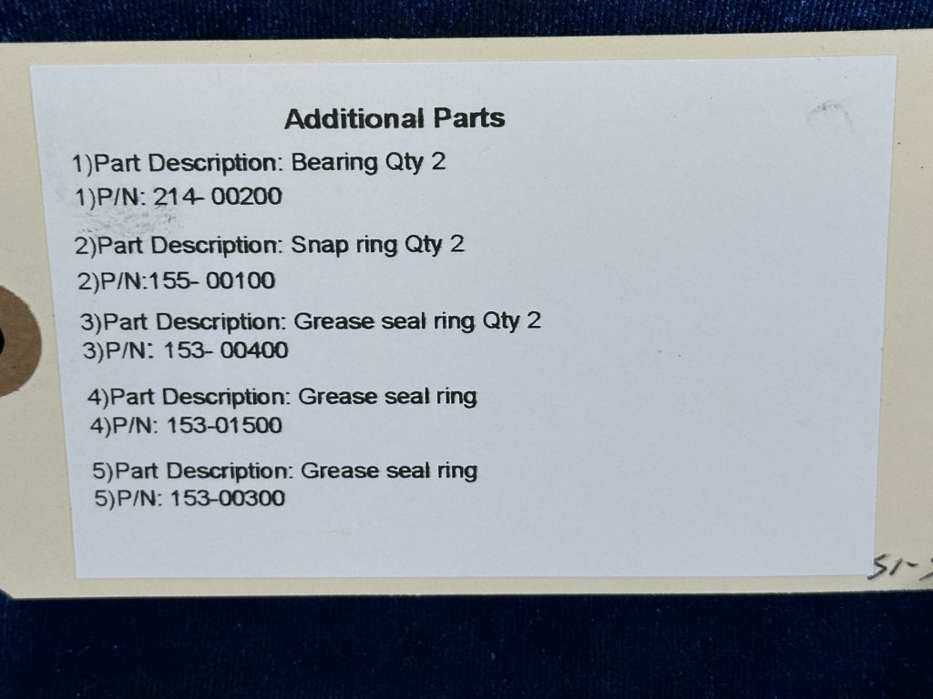 WHEEL ASSY 6.00-6 (CLEVELAND) 2 WHEEL ASSY 6.00-6 (CLEVELAND) 2