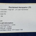 HINGE HALF - LH LOWER FWD AIRFRAME