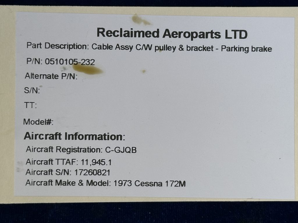 CABLE ASSY WITH PULLEY & BRACKET - PARKING BRAKE