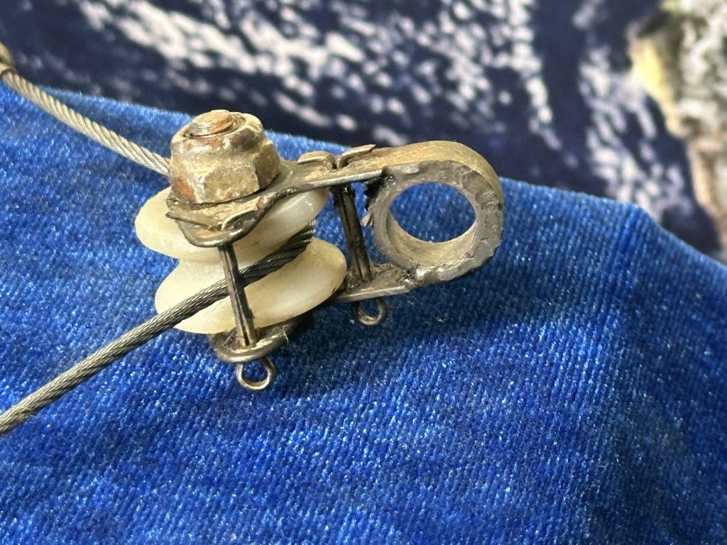 CABLE ASSY WITH PULLEY & BRACKET - PARKING BRAKE