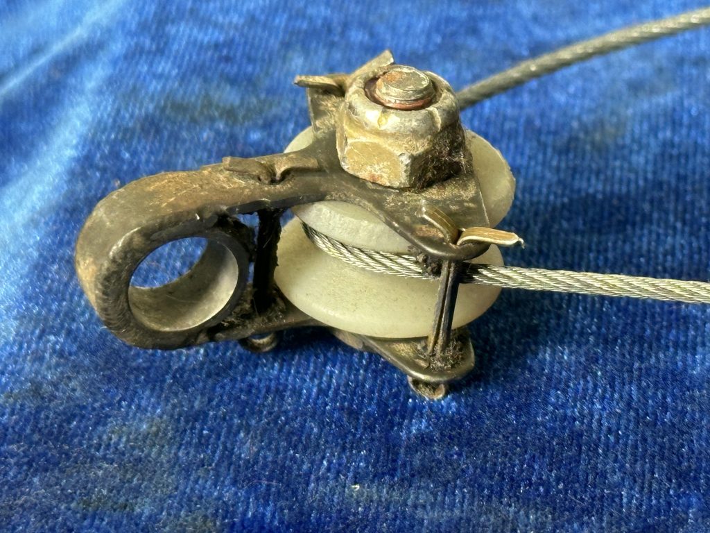 CABLE ASSY WITH PULLEY & BRACKET - PARKING BRAKE