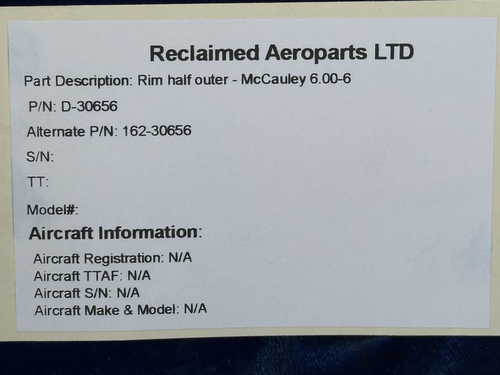 RIM HALF OUTER- 6.00-6 (McCAULEY)