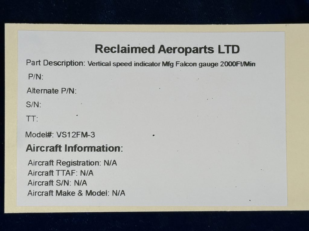 VERTICAL SPEED INDICATOR VERTICAL SPEED INDICATOR