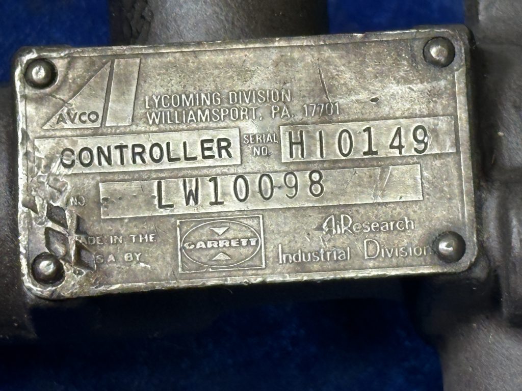 CONTROLLER - DIFFERENTIAL PRESSURE (LYCOMING)