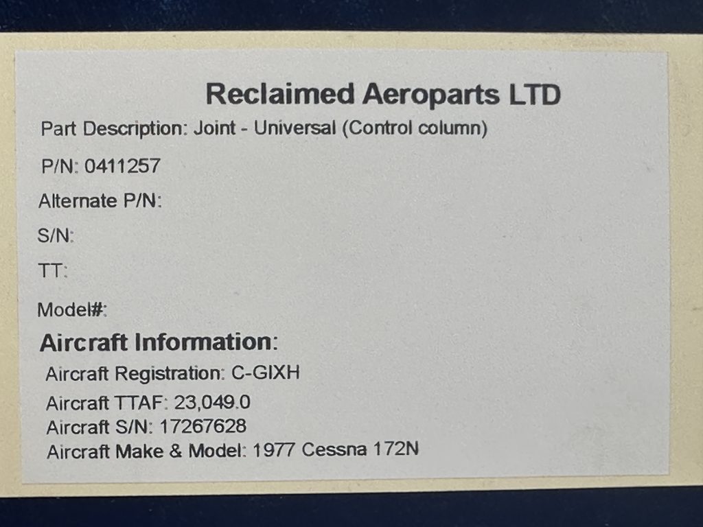 JOINT - UNIVERSAL (CONTROL COLUMN) JOINT - UNIVERSAL (CONTROL COLUMN)