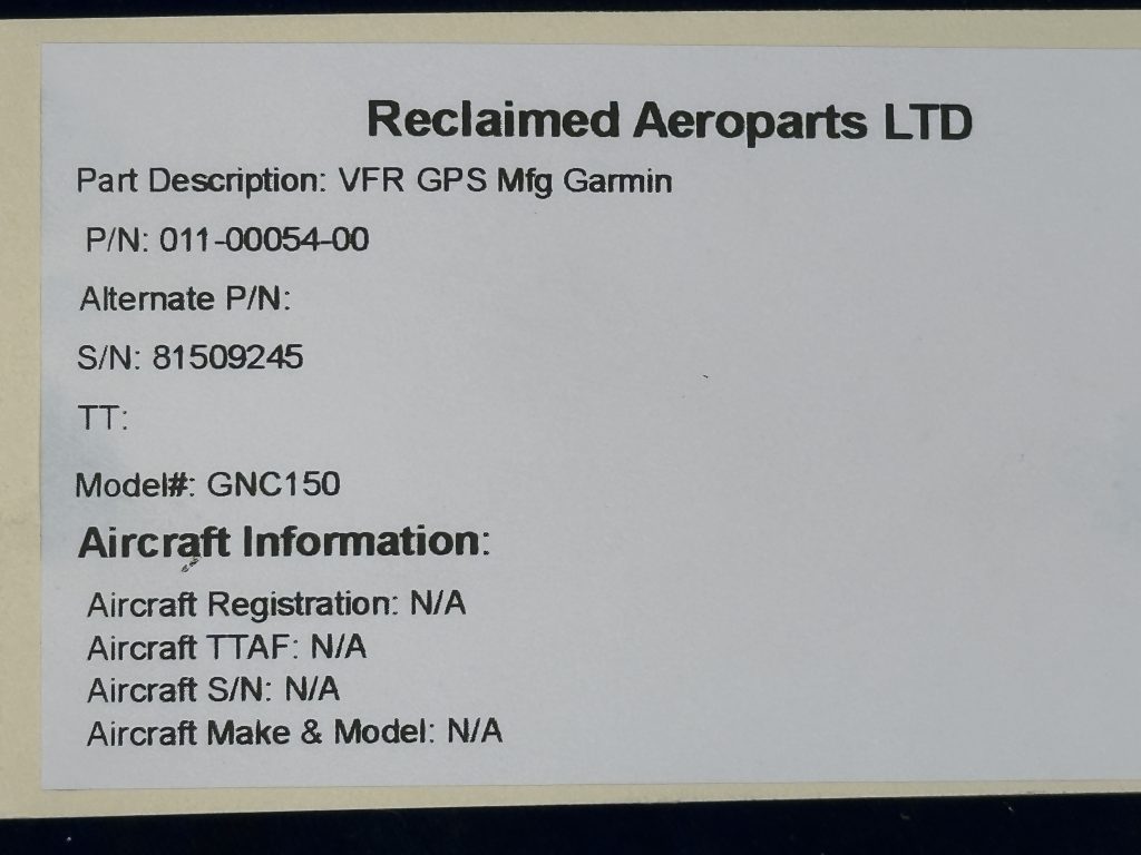 VFR GPS (GARMIN) VFR GPS (GARMIN)