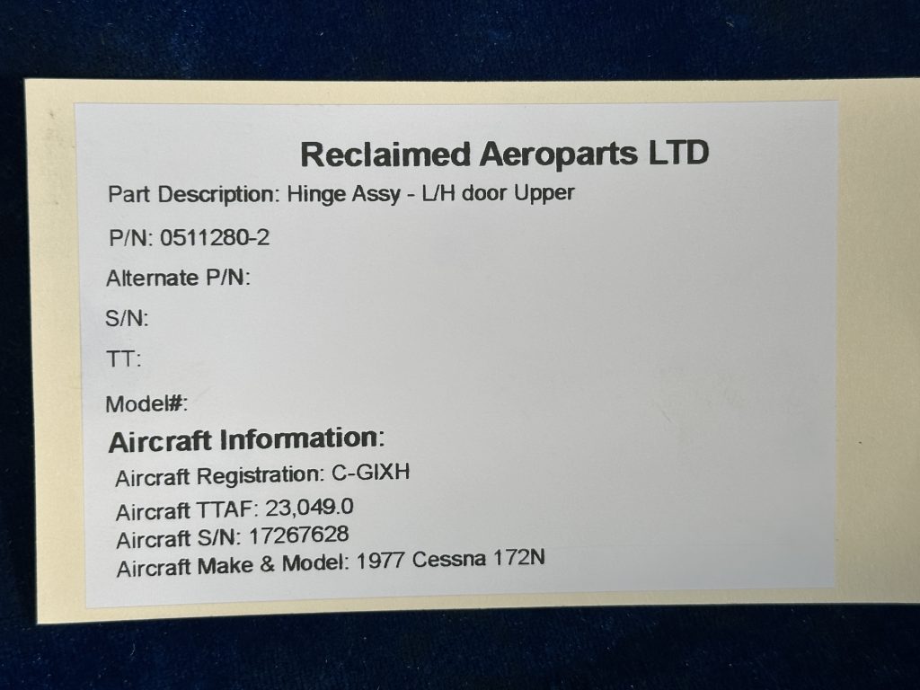 HINGE ASSY - LH DOOR UPPER