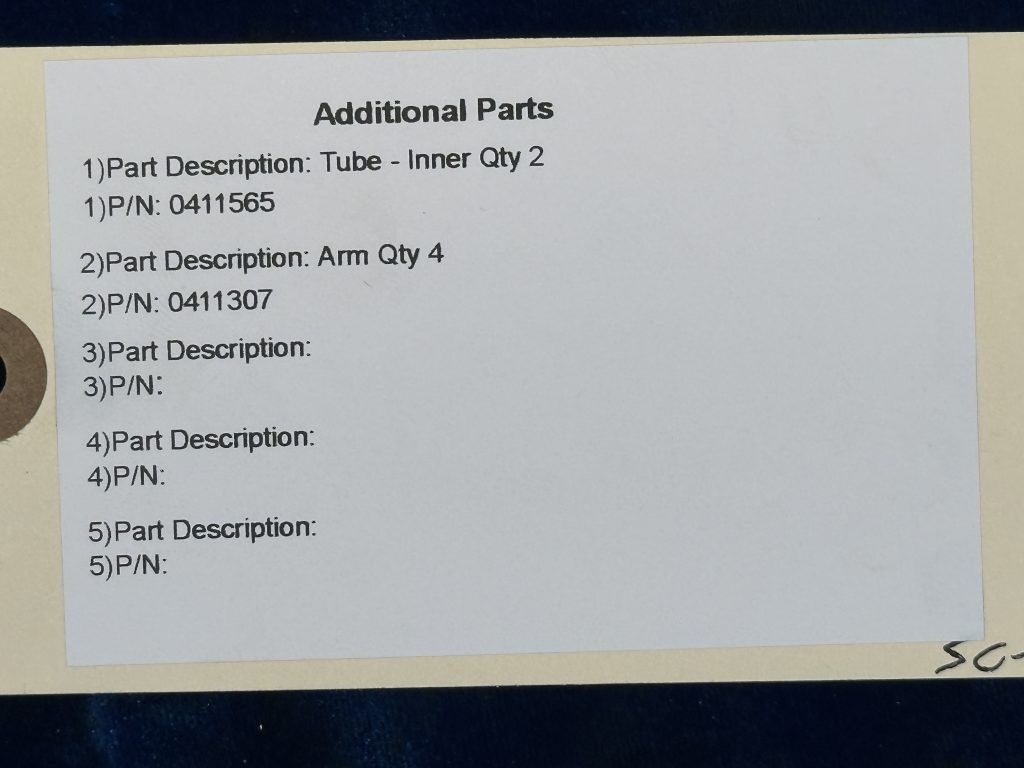 TORQUE TUBE ASSY - RUDDER TORQUE TUBE ASSY - RUDDER