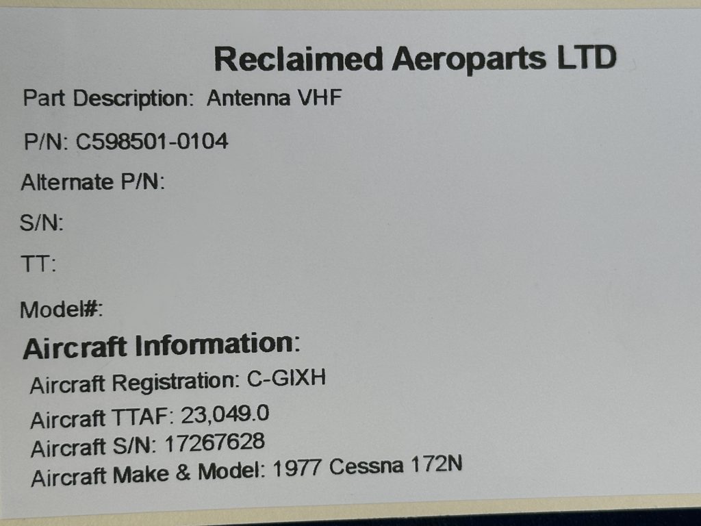 ANTENNA VHF ANTENNA VHF