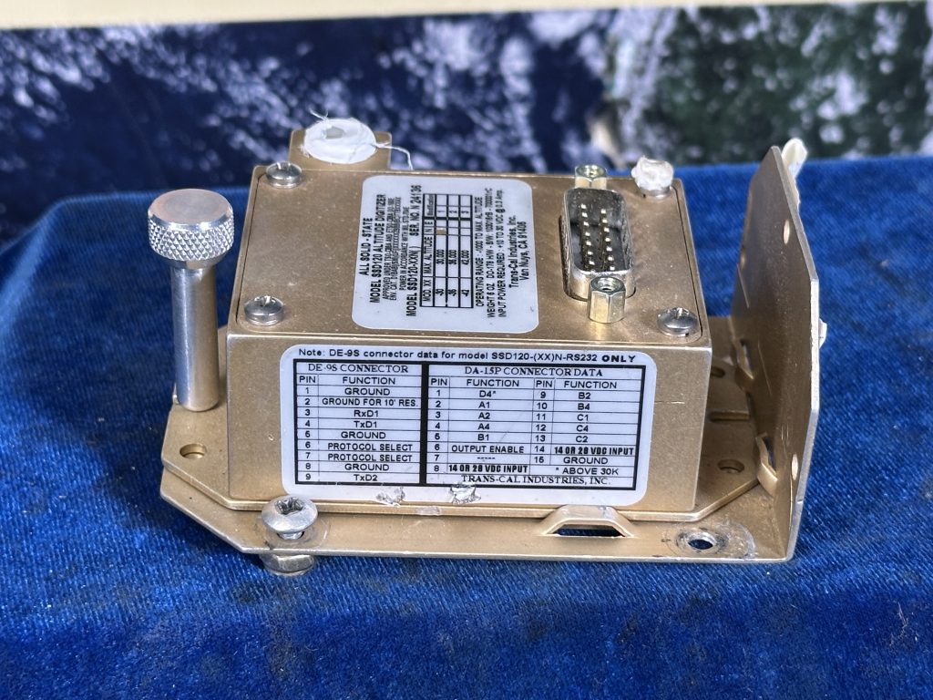 ALTITUDE ENCODER 10-30 volts(TRANS CAL INDUSTRIES)