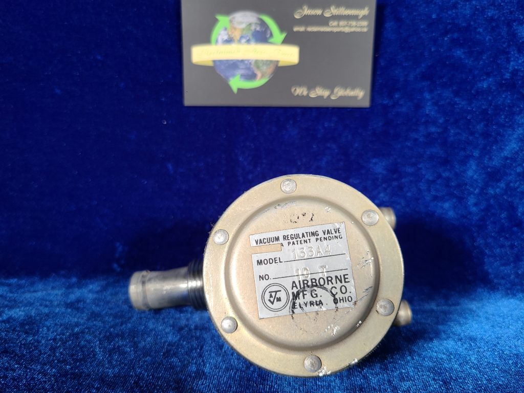 AIRBORNE MFG VACUUM REGULATING VALVE