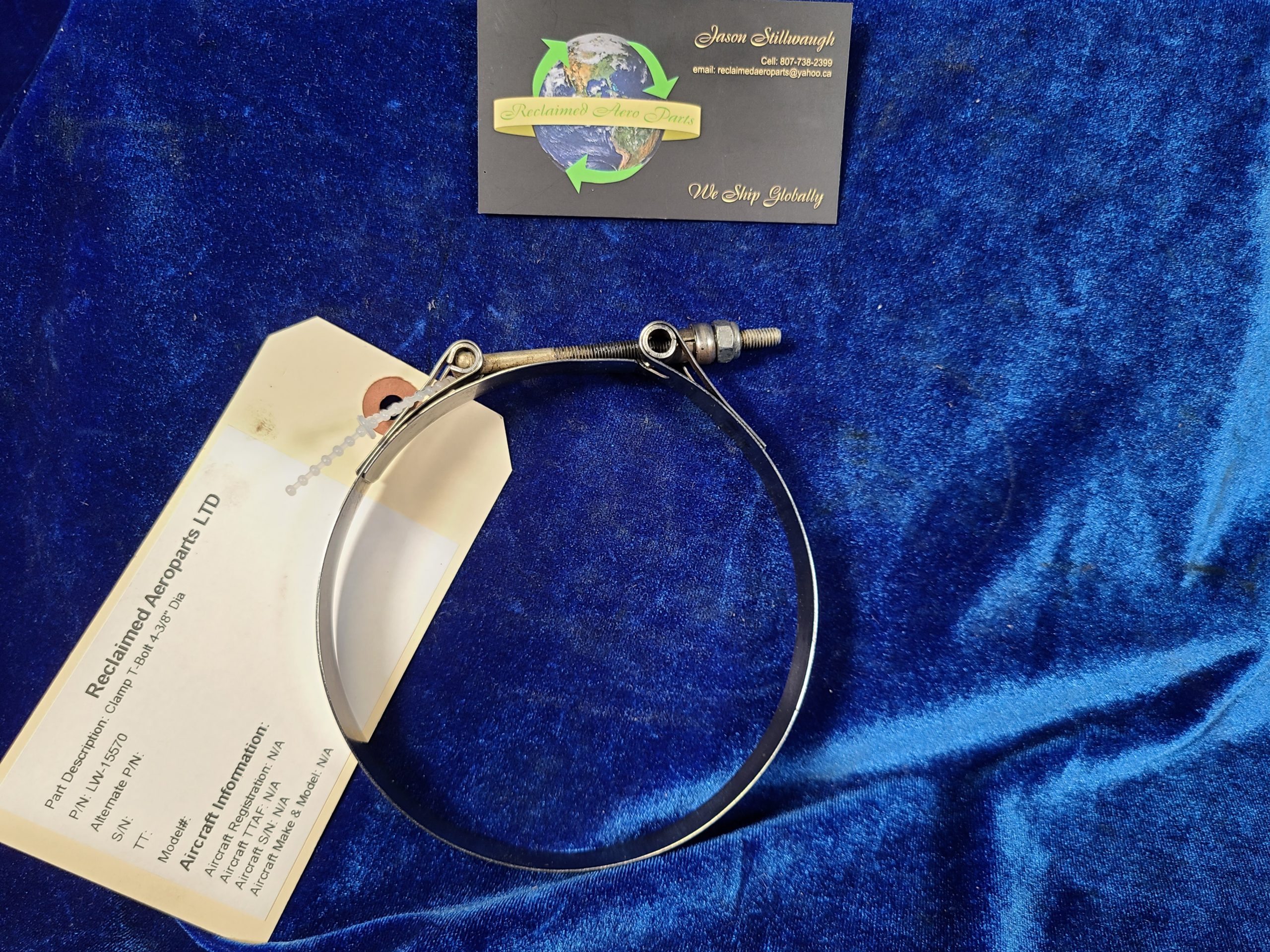 CLAMP T-BOLT 4-38" dia