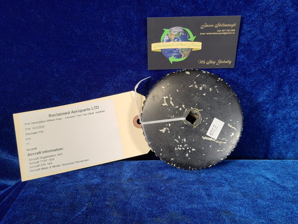 WHEEL ASSY - ELEVATOR TRIM TAB (NEW)