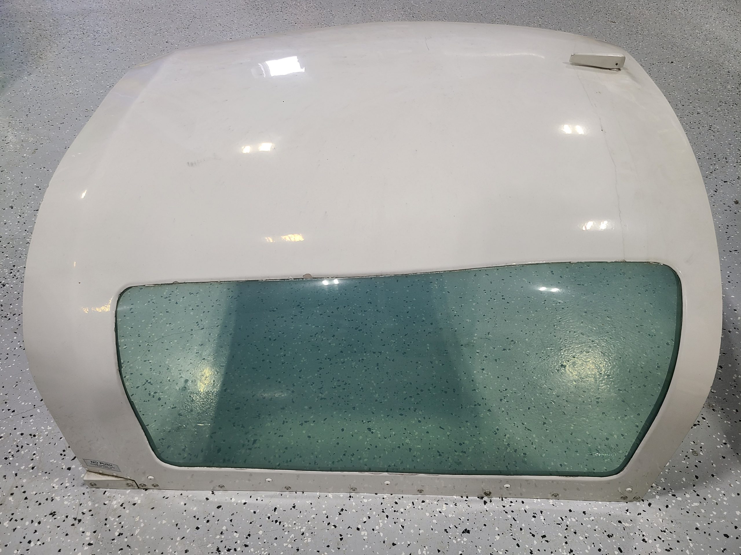 CANOPY WITH TINTED WINDOWS INCL LATCH ASSY AND TRACK ASSY (QTY 2)