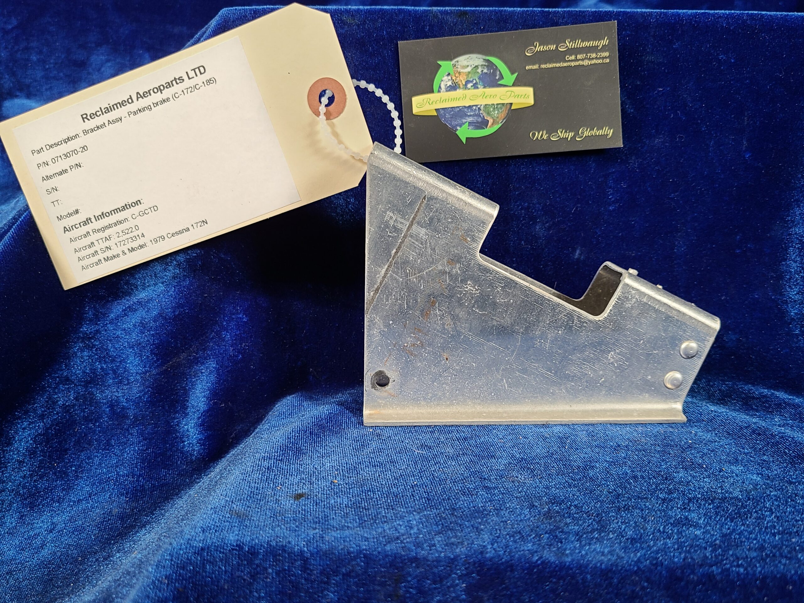 BRACKET ASSY - PARKING BRAKE (C-172 C-185)