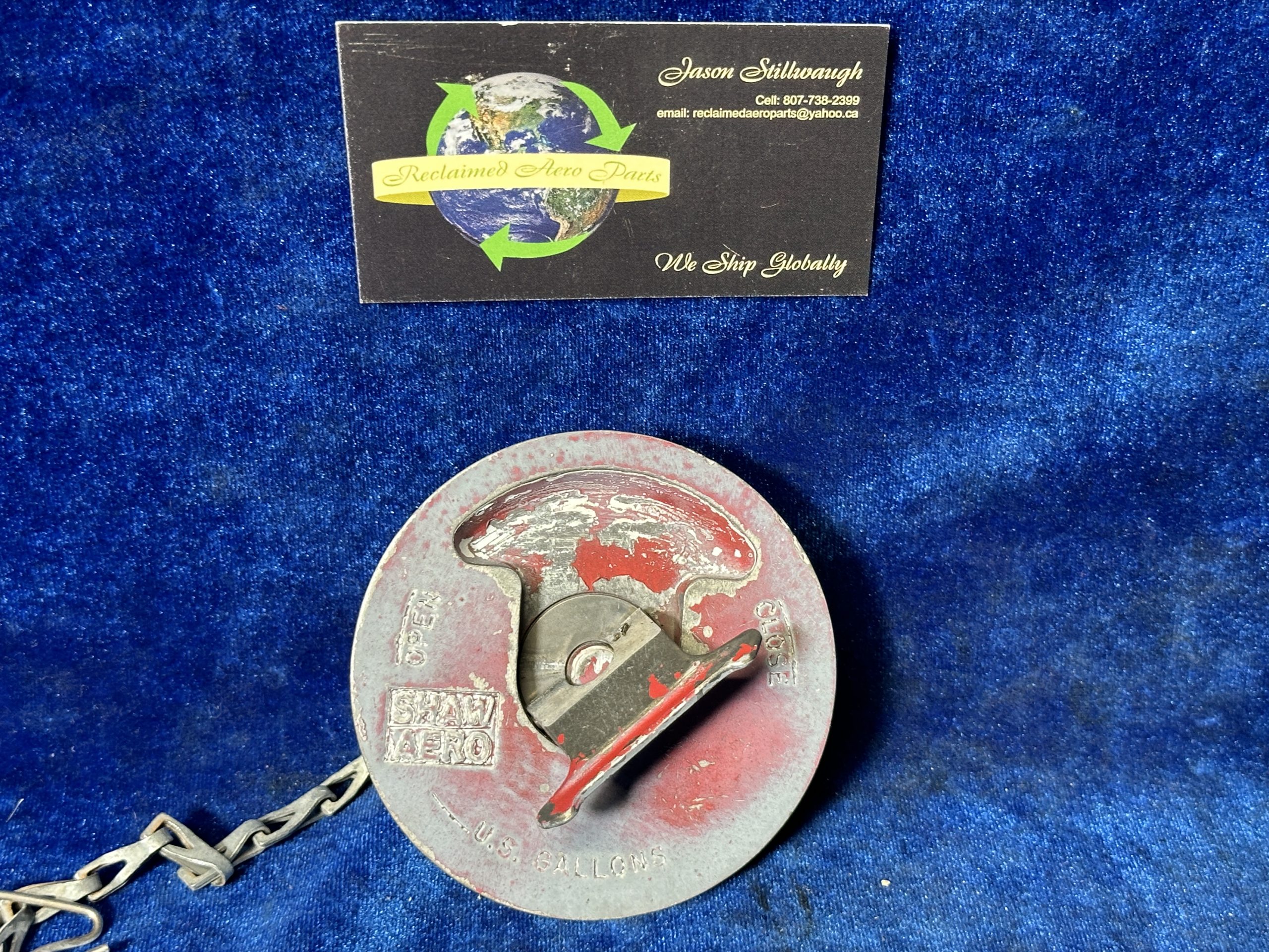 CAP -FUEL FILLER (SHAW AERO) TIP TANK