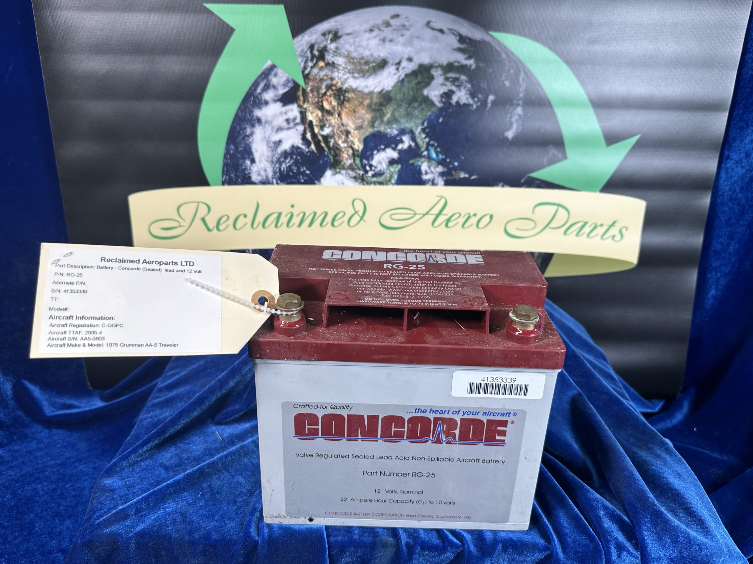 BATTERY - SEALED LEAD ACID 12volt (CONCORDE)