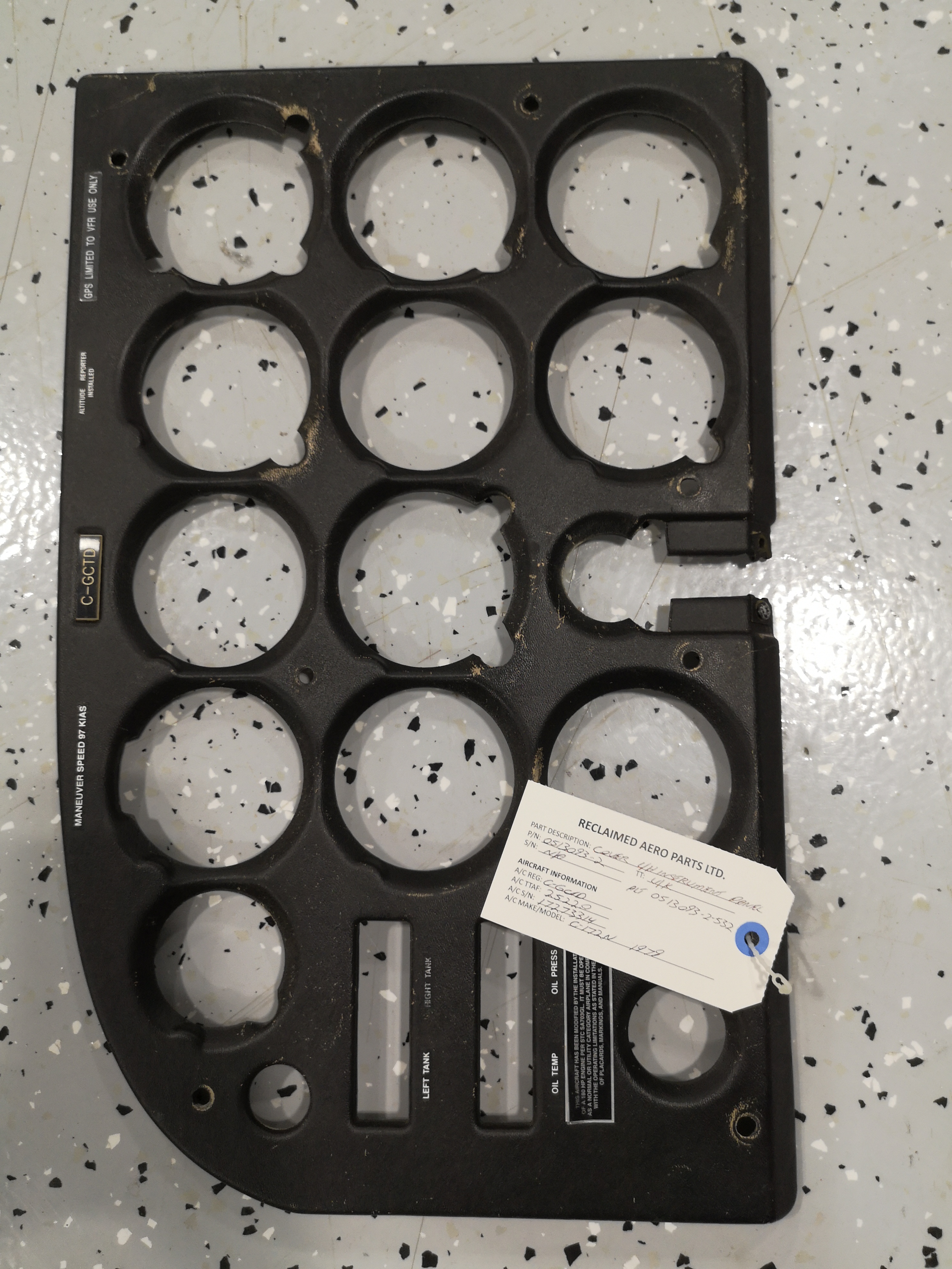 COVER L/H INSTRUMENT PANEL