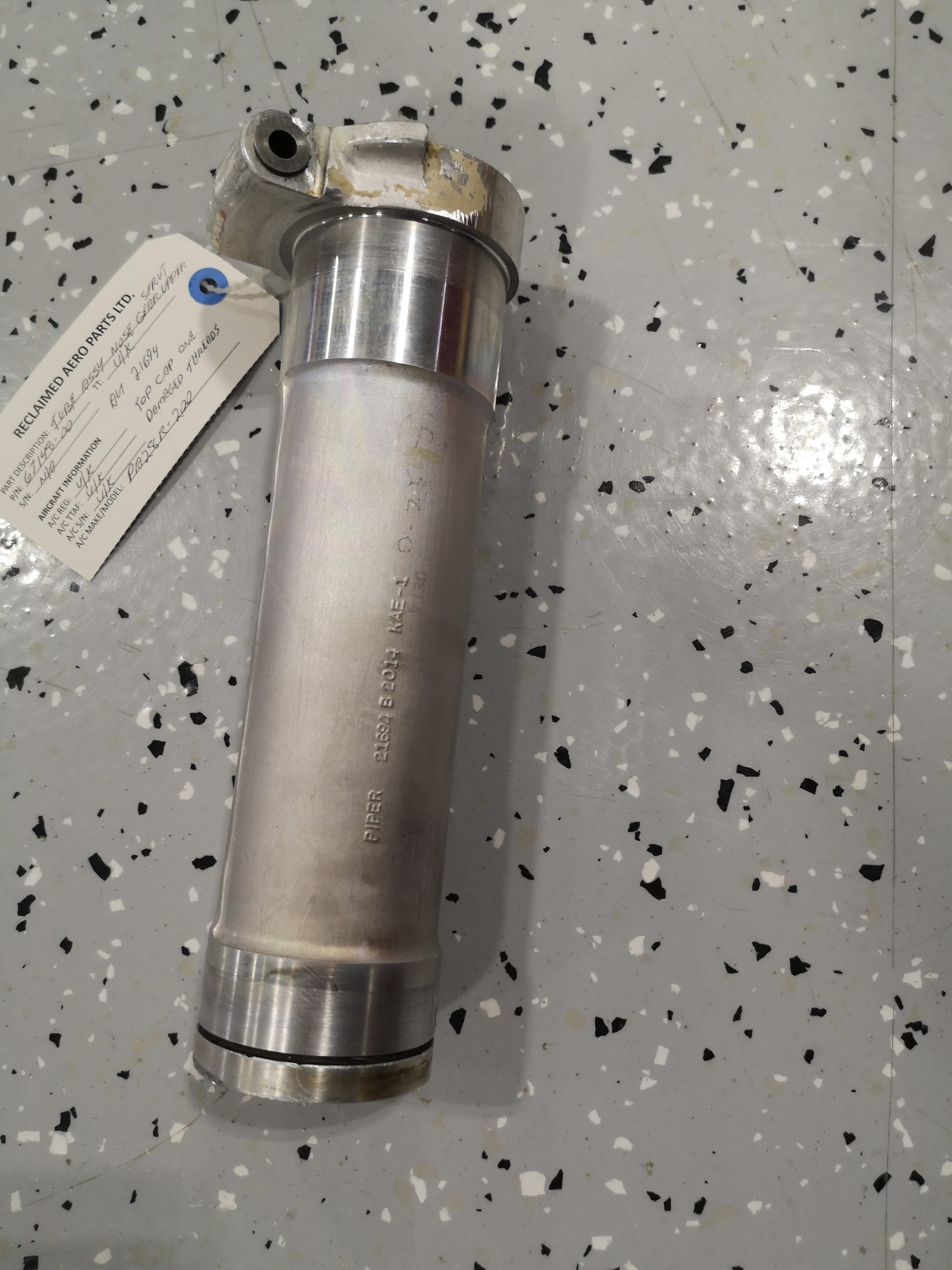 TUBE ASSY NOSE GEAR UPPER STRUT