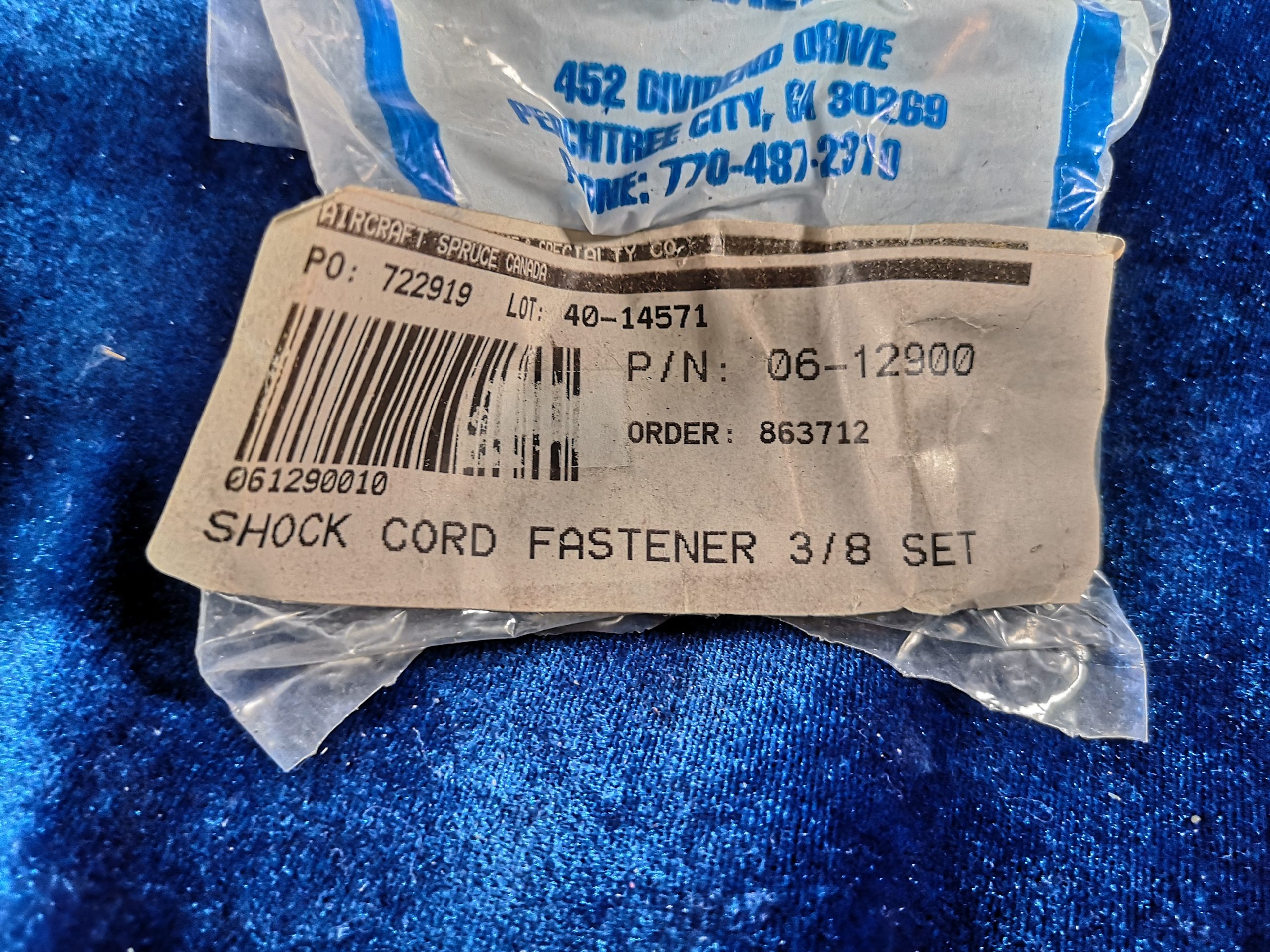 SHOCK CORD FASTNER
