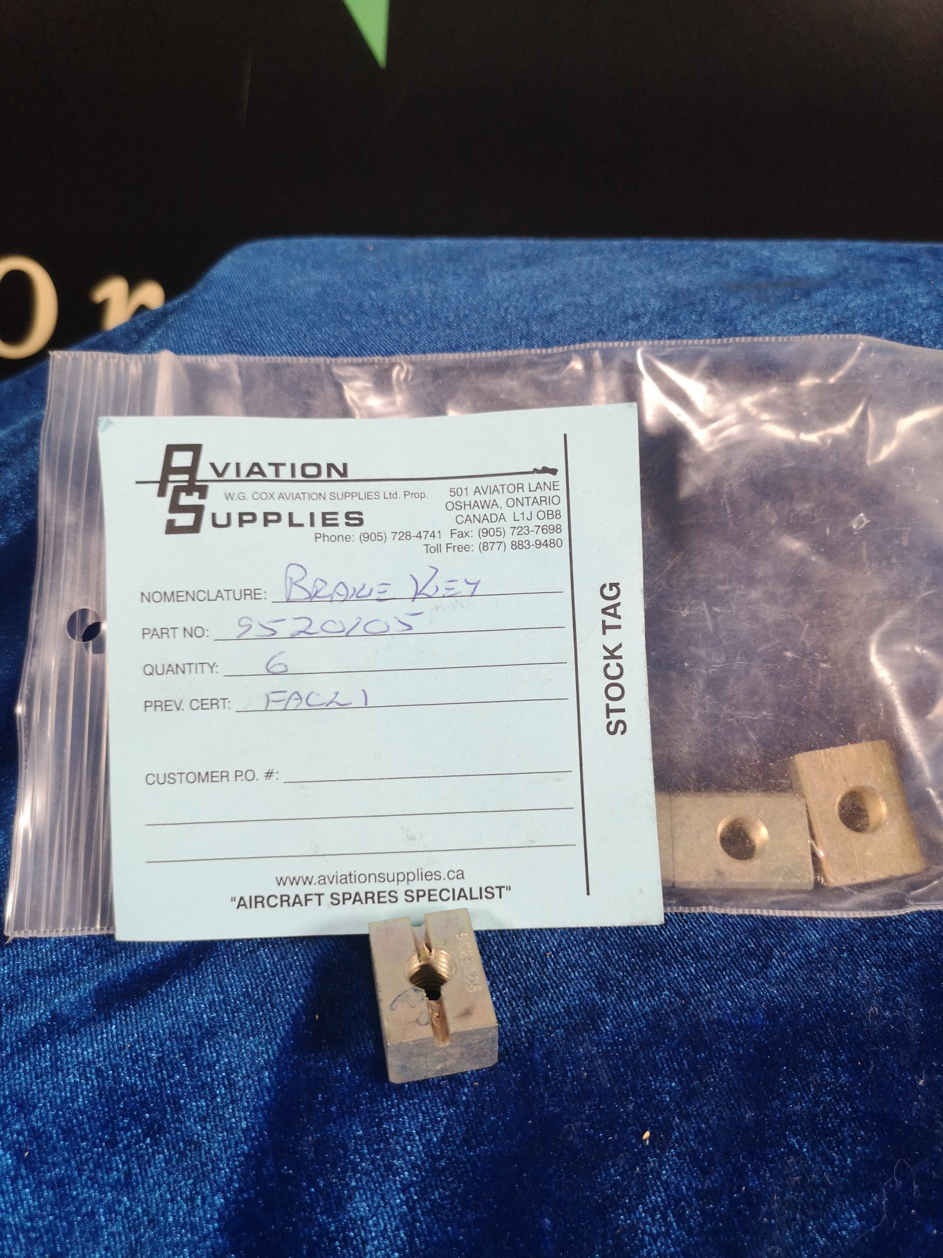 BRAKE KEY BRAKE PARTS (DHC3)