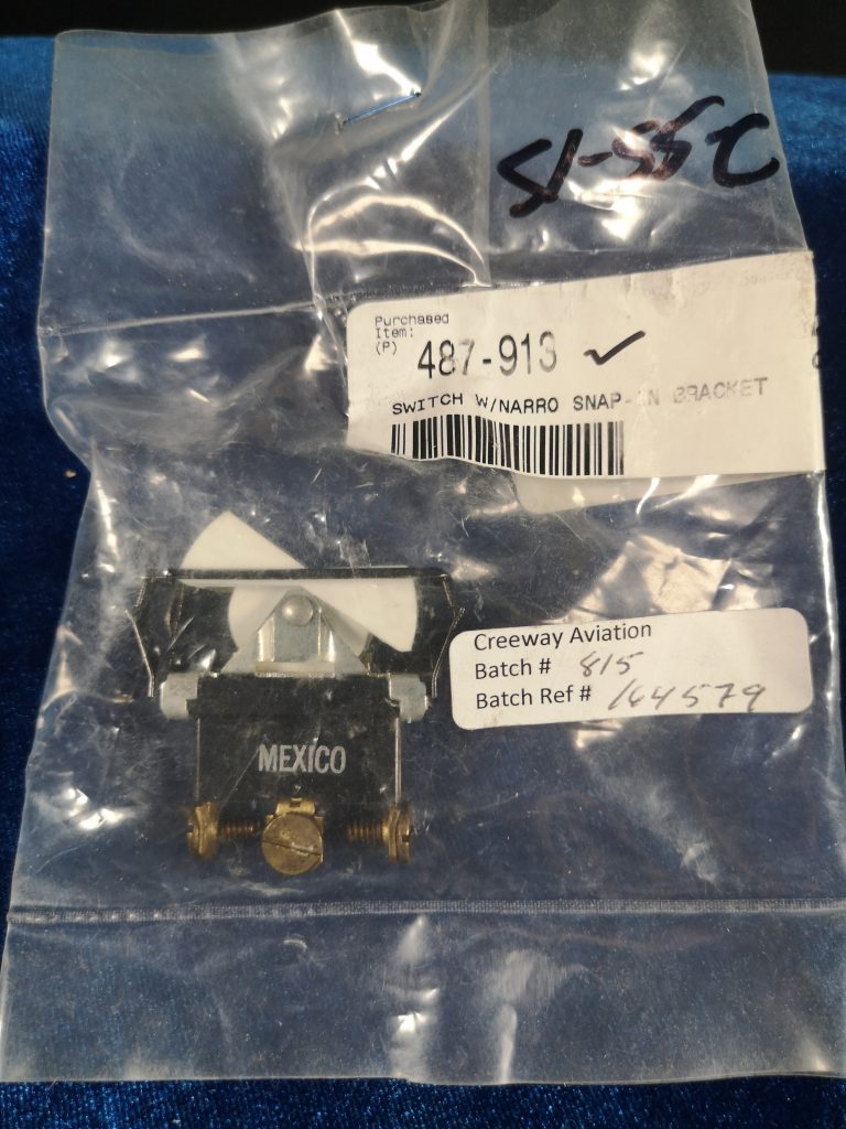 SWITCH, CABIN (WITH NARROW SNAP IN BRACKET)