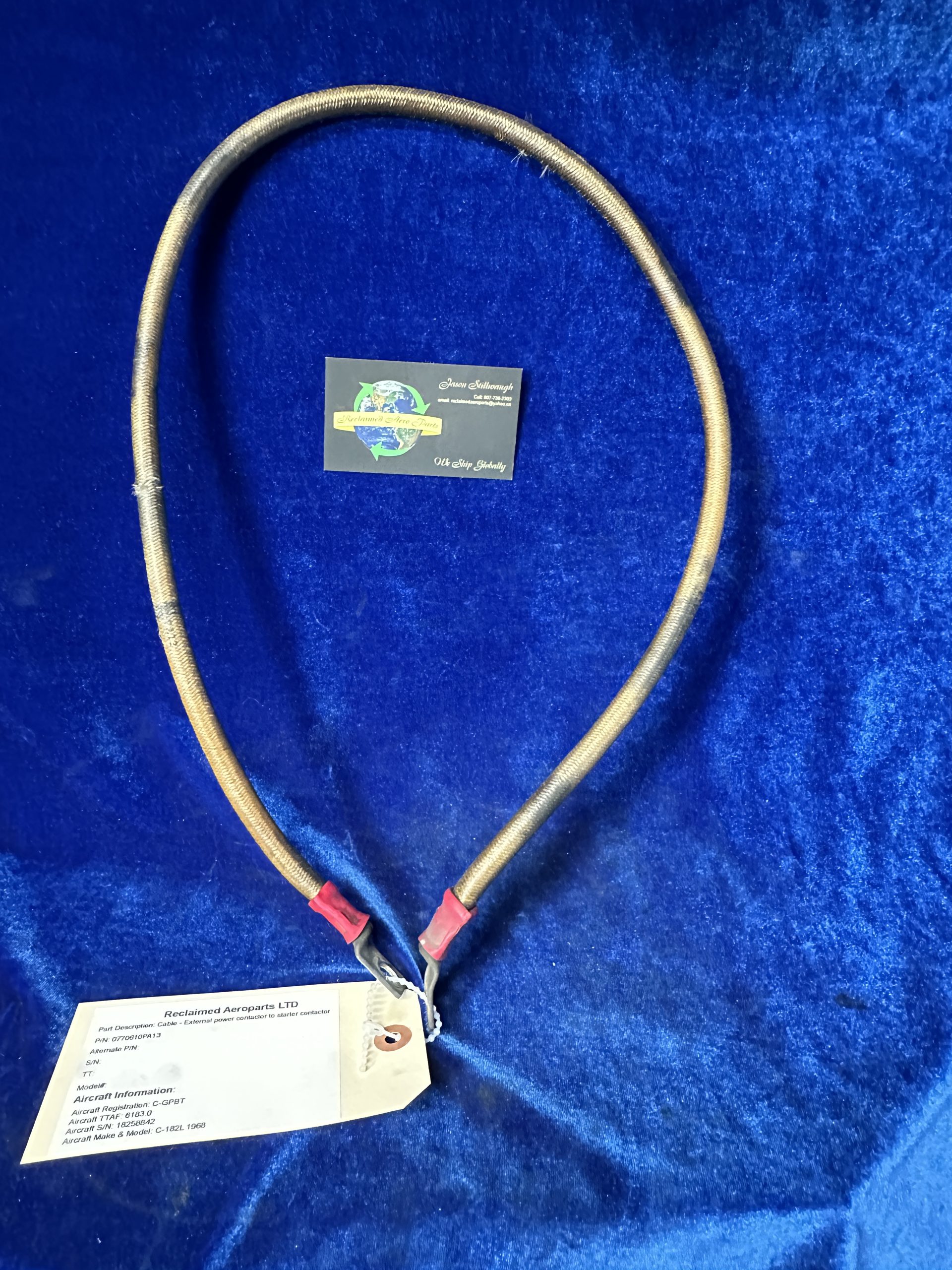 CABLE - EXTERNAL POWER CONTACTOR TO STARTER CONTACTOR