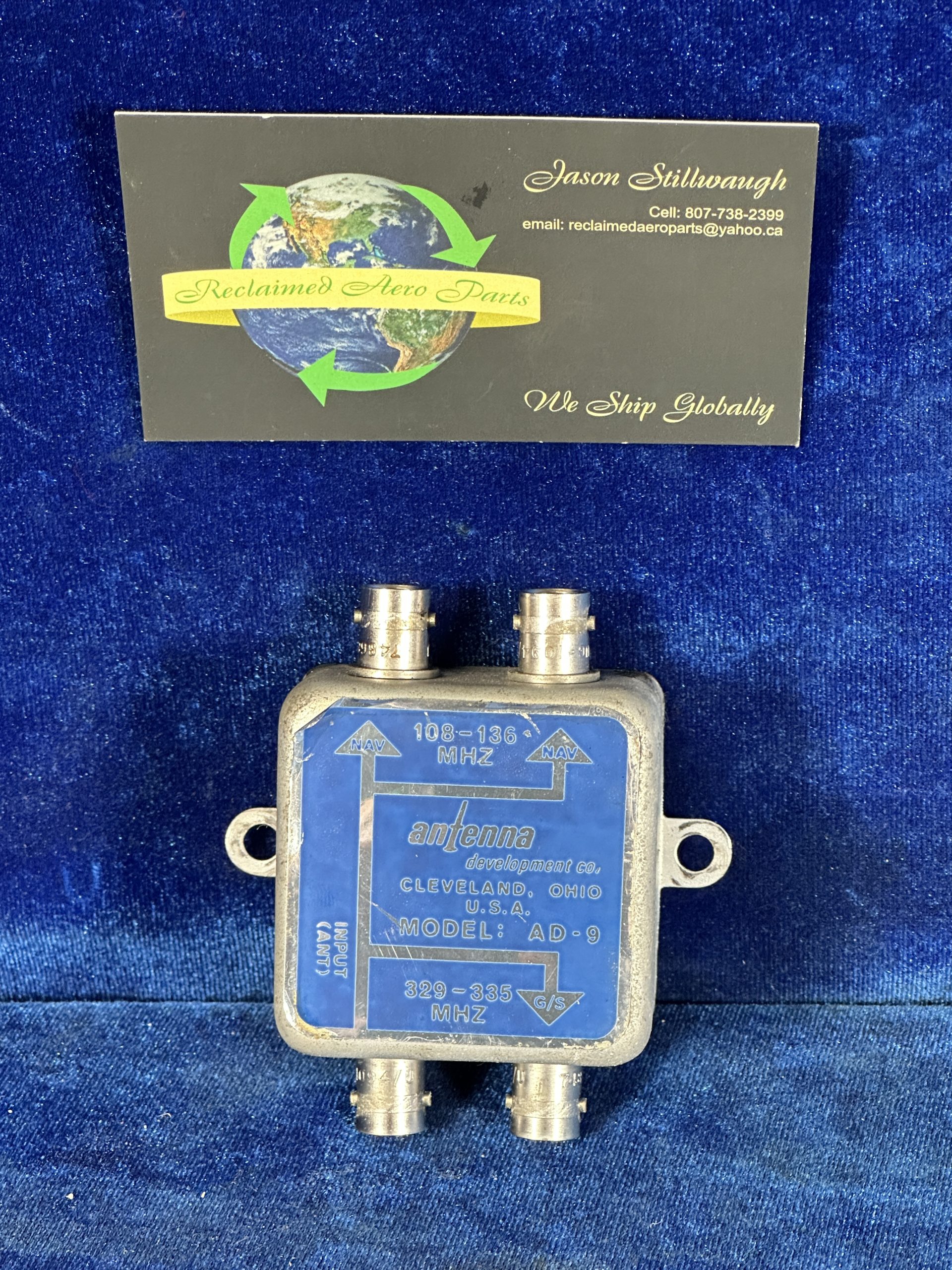 SPLITTER - ANTENNA DEVELOPMENT SPLITTER COUPLER