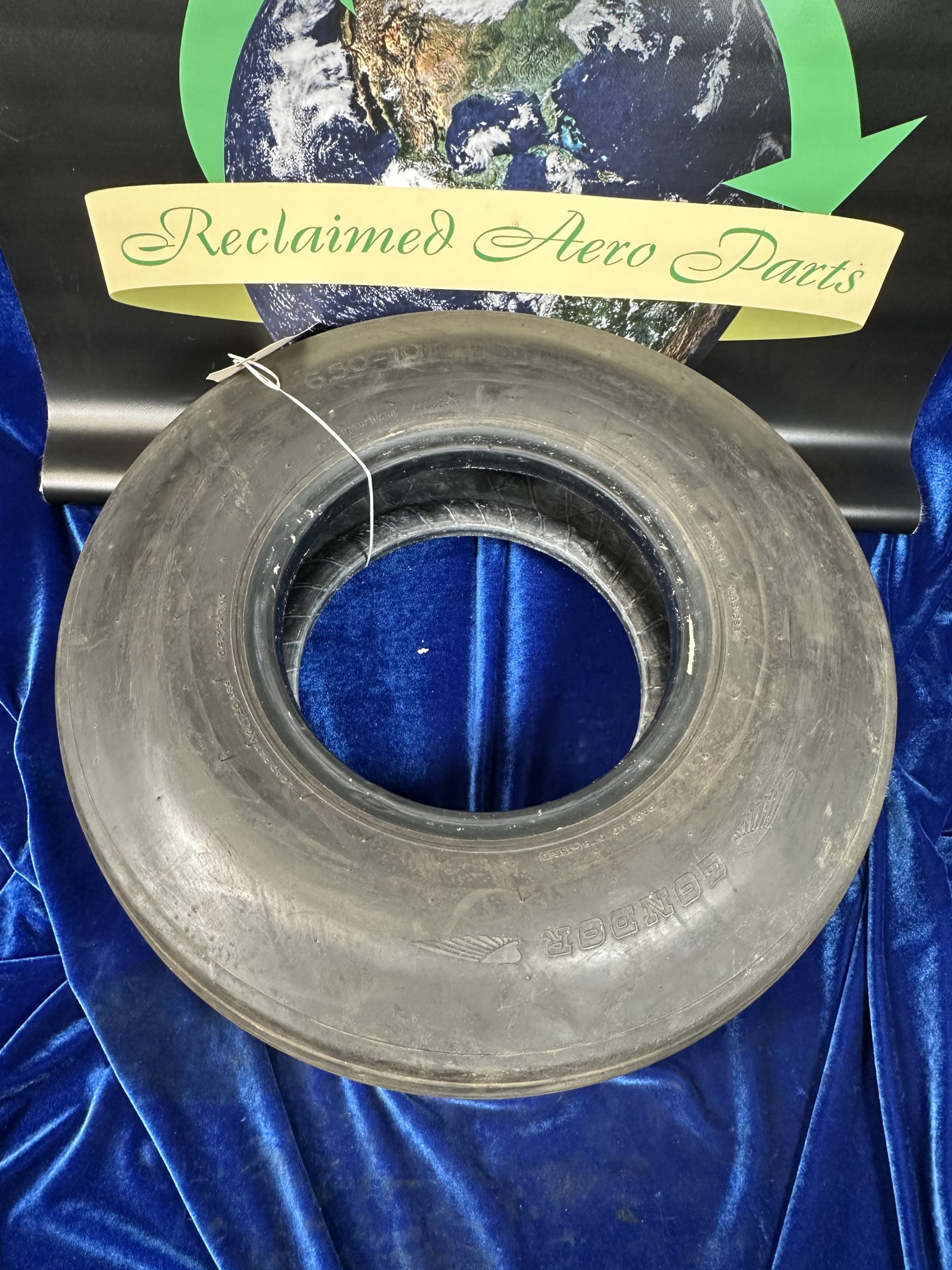 TIRE 6.50-10 10 PLY (CONDOR) 85% LIFE LEFT