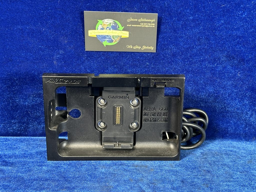 AIRGIZMO GPS PANEL DOCK & GARMIN 660 MOUNT WITH POWER CORD