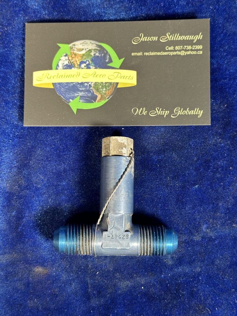 TEE - FUEL DRAIN WITH DRAIN VALVE