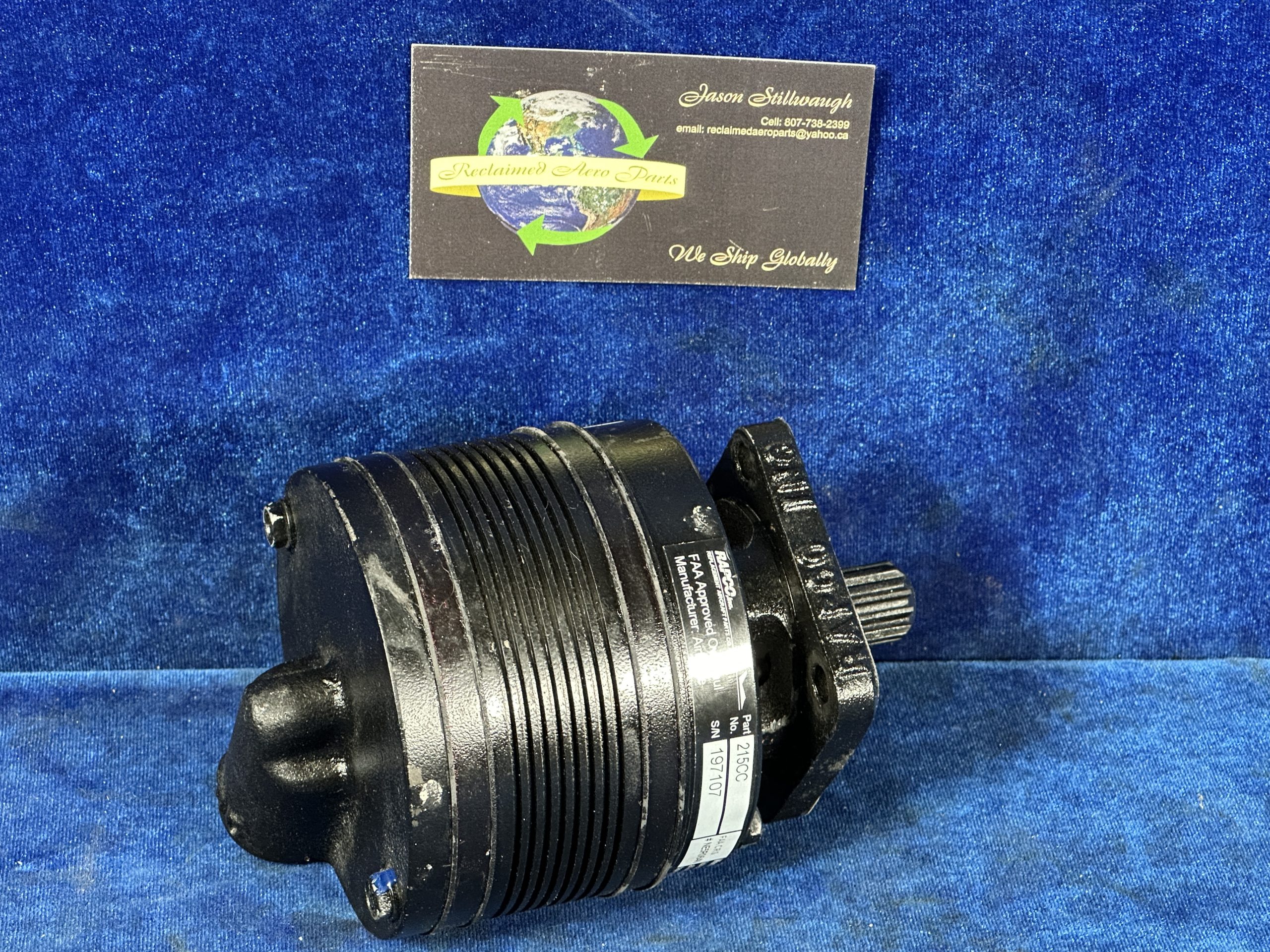 VACUUM PUMP  (RAPCO) 507.6 Hr TT